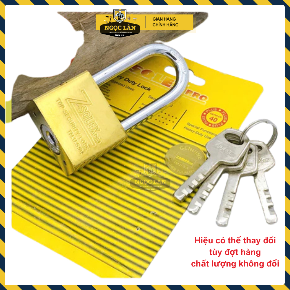 Ổ Khóa Cửa Chống Cắt xi vàng 3P, 4P, 5P, 6P - Công Nghệ Mỹ, Đủ Kích Thước, Chính Hãng, Bền Bỉ