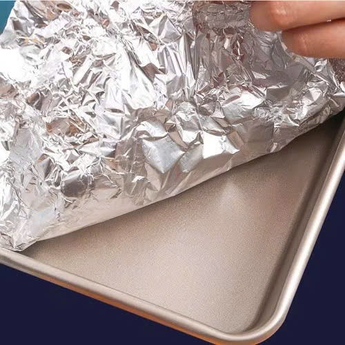 Giấy bạc nướng Ringo cao cấp dày kích thước 30cmx300cm dùng cho lò nướng và nồi chiên không dầu