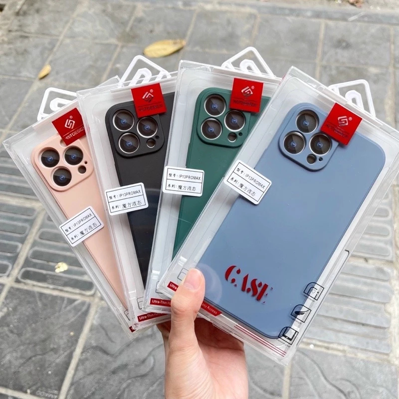 Ốp lưng IPhone chống bân , ốp chống bám vân tay KST Design 11 12 13promax pro x/xs xsm xr 7/8plus