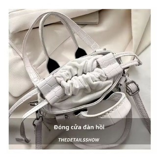 Túi Đeo Chéo Mini Kiểu Pháp Thời Trang Đeo Vai Đơn Nữ Túi Xách Đa Năng Mềm