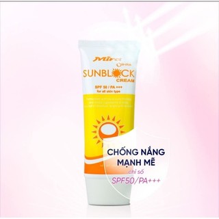 Kem chống nắng dùng cho da dầu OLIVIA MIRA Sun Cream Hàn Quốc A556 (60ml)