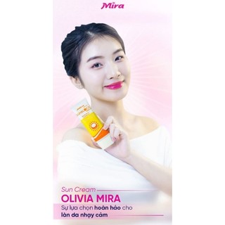 Kem chống nắng dùng cho da dầu OLIVIA MIRA Sun Cream Hàn Quốc A556 (60ml)