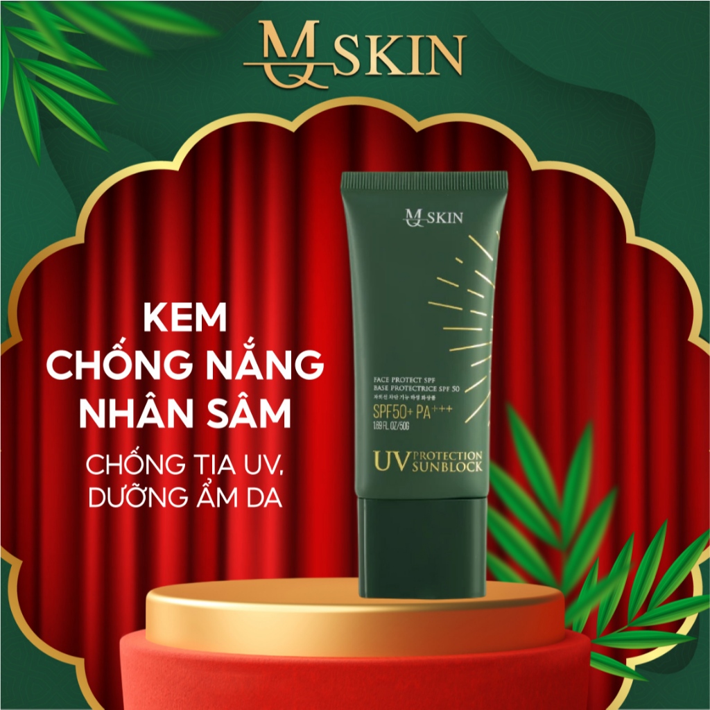 Ảnh Kem Chống Nắng MQ SKIN UV Protection Sunblock Bảo Vệ Làn Da, Ngăn Nám, Hỗ Trợ Giảm Tàn Nhang 1