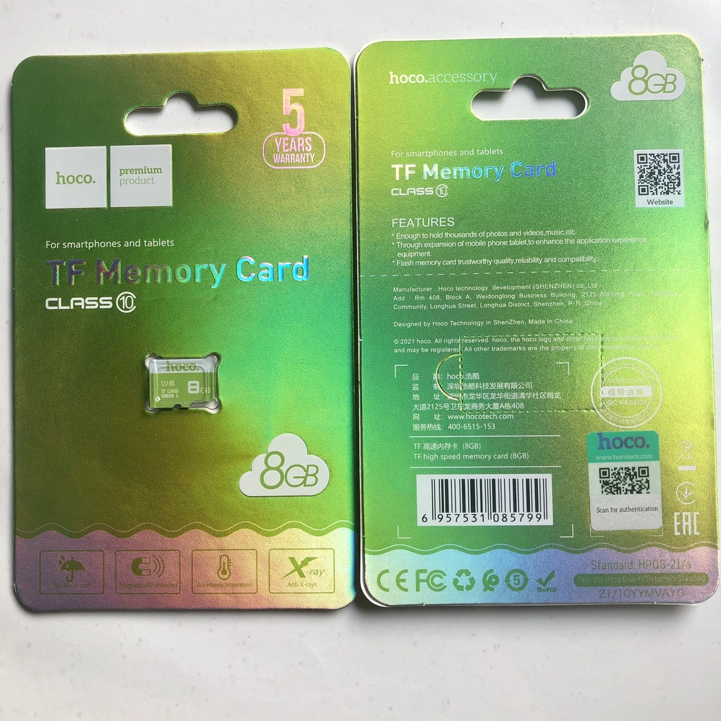 Thẻ nhớ chính hãng HOCO 64GB 32GB 16GB 8GB 4GB dung lượng tốc độ cao truyền dữ liệu cực nhanh