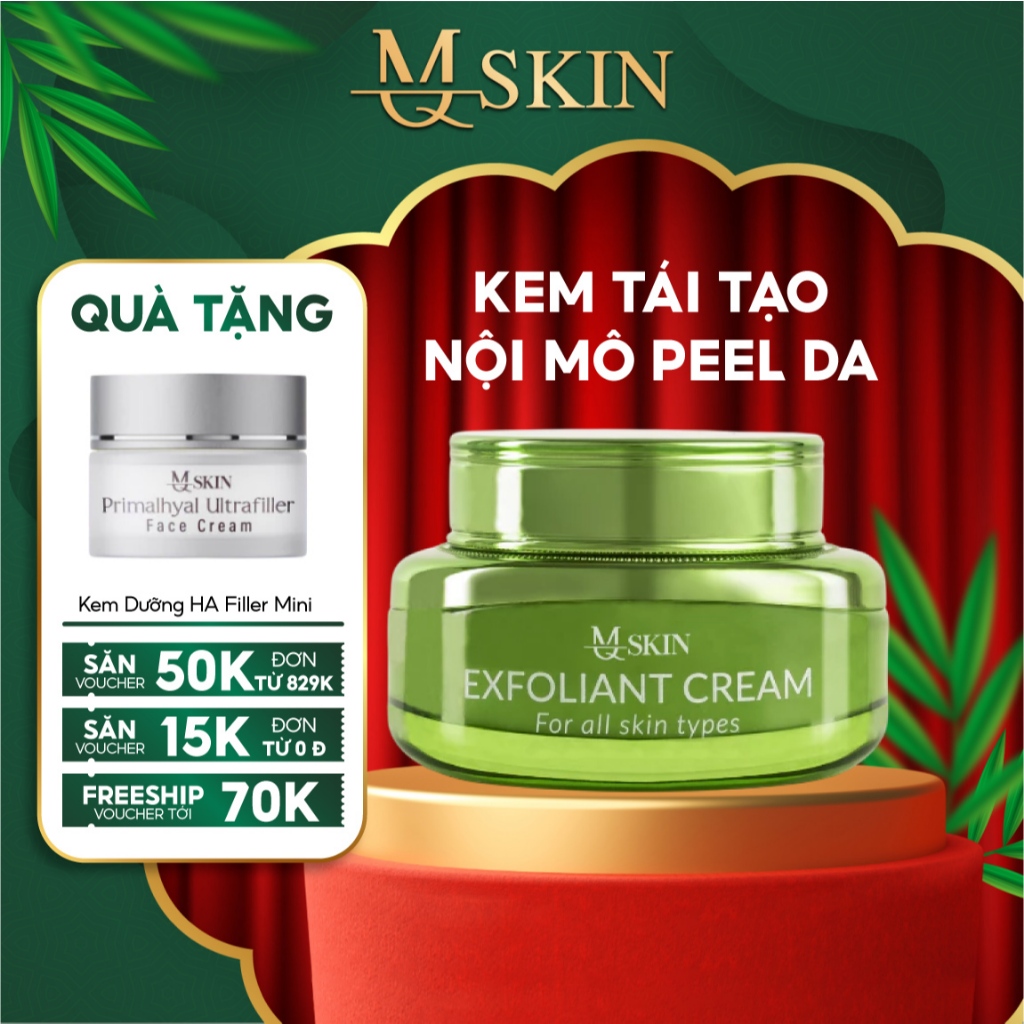 Ảnh Kem Tái Tạo Nội Mô Peel Da MQ Skin Giúp Tái Tạo, Trẻ Hóa, Sáng Căng Bóng Làn Da 30ml 1