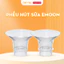 Phễu hạ size silicone emoon, đệm hạ size phễu size 17-19-22mm, hút sữa hiệu quả và êm ái