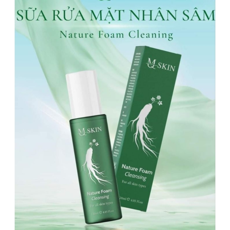 Ảnh Sữa Rửa Mặt MQ SKin Làm Sạch Sâu Giảm Mụn Cho Da- Nature Foam Cleaning 120ml 3