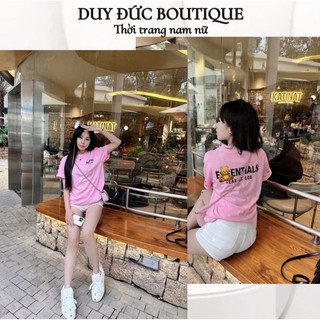 Áo Thun In Chữ Cao Su Nổi EXENTAL Thời Trang Nam Nữ Đồ Đôi Chất Cotton Lạnh , Áo Phông Hot trend Trẻ Trung Thời Trang Nữ