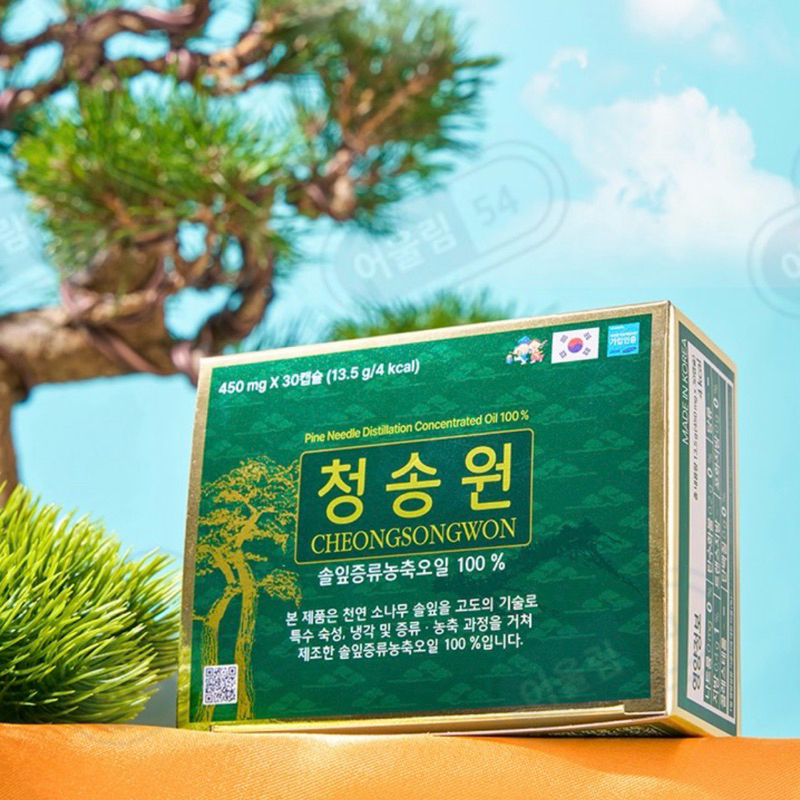 Tinh dầu thông đỏ cô đặc Cheongsongwon Tinh dầu thông đỏ cô đặc 100%