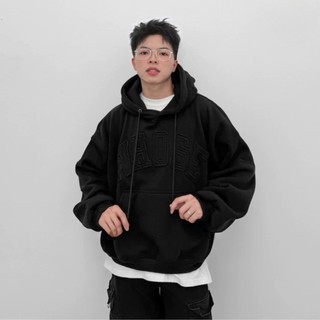Áo Hoodie Nam Nữ From Rộng mặc cặp đôi JJAYS Unisex Thu Đông Dài Tay Thêu Nổi Vải Nỉ Pe - DTB SSL