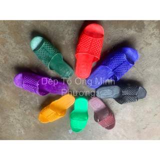 Giá Sỉ dép tổ ong Người Lớn nhiều  màu chất nhựa mềm êm chân