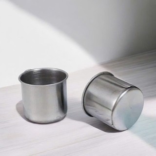 Ca inox có quai cầm miệng 6cm, 7cm, 8cm, cốc inox có quai cầm - Trường An VN