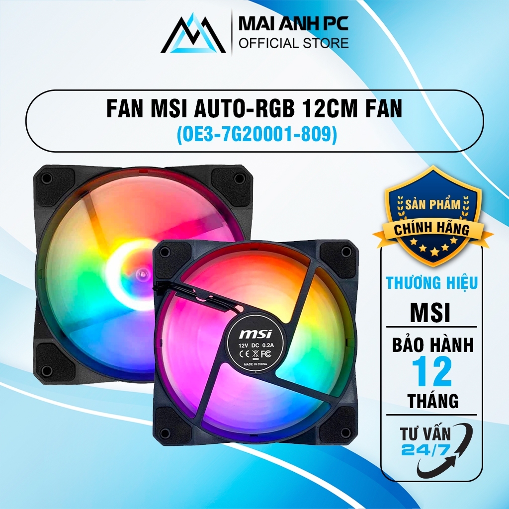Fan Case MSI Auto-RGB | Shopee Việt Nam