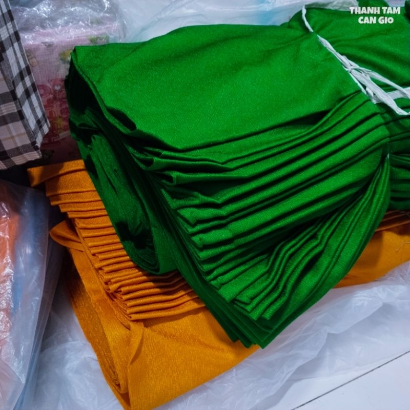 [Khổ 1m4] Vải May Màn Rèm Màu Xanh Rêu / Vàng Đồng / Ngọc Bích | Shopee ...