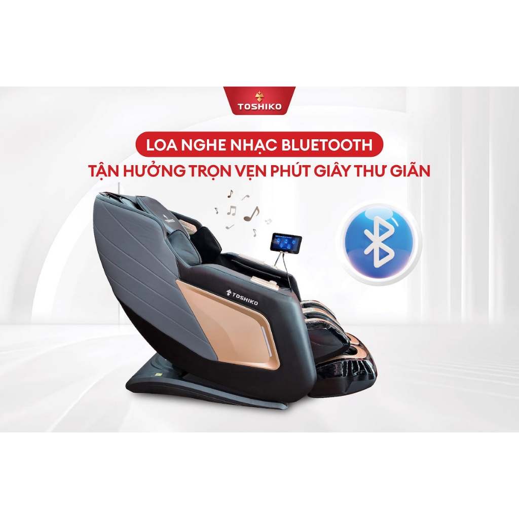 Ảnh Ghế massage trị liệu toàn thân Toshiko T95 công nghệ con lăn 4D cao cấp giúp thư giãn toàn diện 2