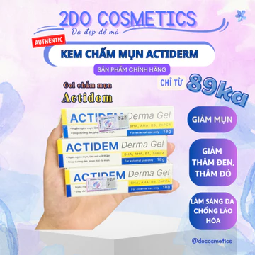 Actidem Derma Gel chấm mụn chính hãng mờ thâm, hỗ trợ giảm mụn trứng cá 18g, 40g/ Gel giảm mụn Actidem Derma Extra Gel