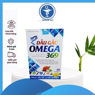 DẦU GẤC OMEGA 369 hỗ trợ chống oxy hóa cho mắt , não , tim lọ 60 viên