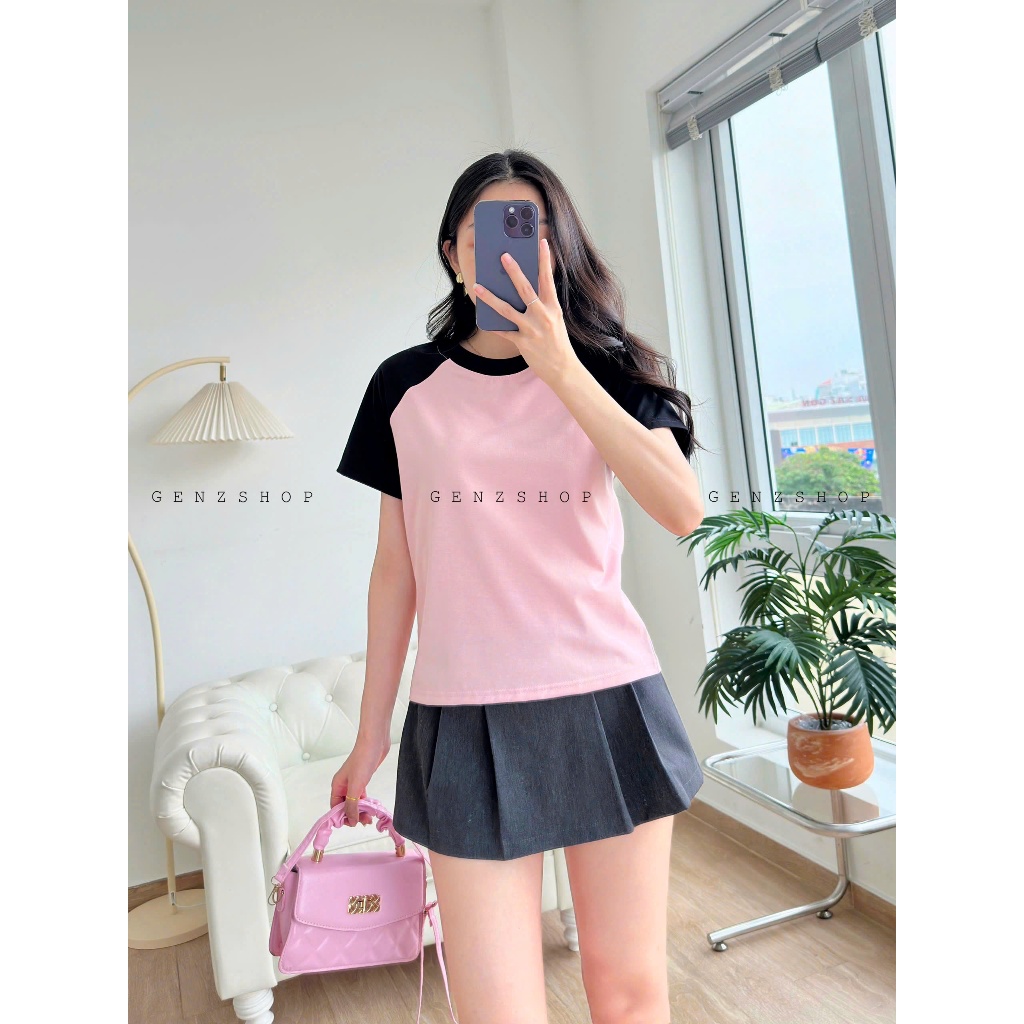 ÁO THUN BABY TEE RAGLAN FULL MÀU DỄ PHỐI ĐỒ TRẺ TRUNG 2026