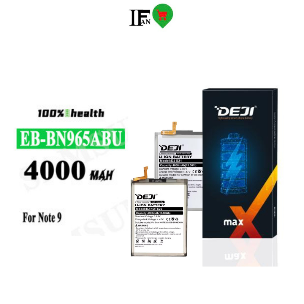 Pin Samsung Note 9 (4000mAh) | EB-BN965ABU | Shopee Việt Nam