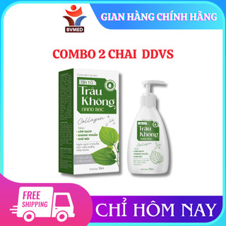 Dung Dịch Vệ Sinh Trầu Không Nano Bạc Chai 150ML [ Xanh Tam Giác ] Mã 1