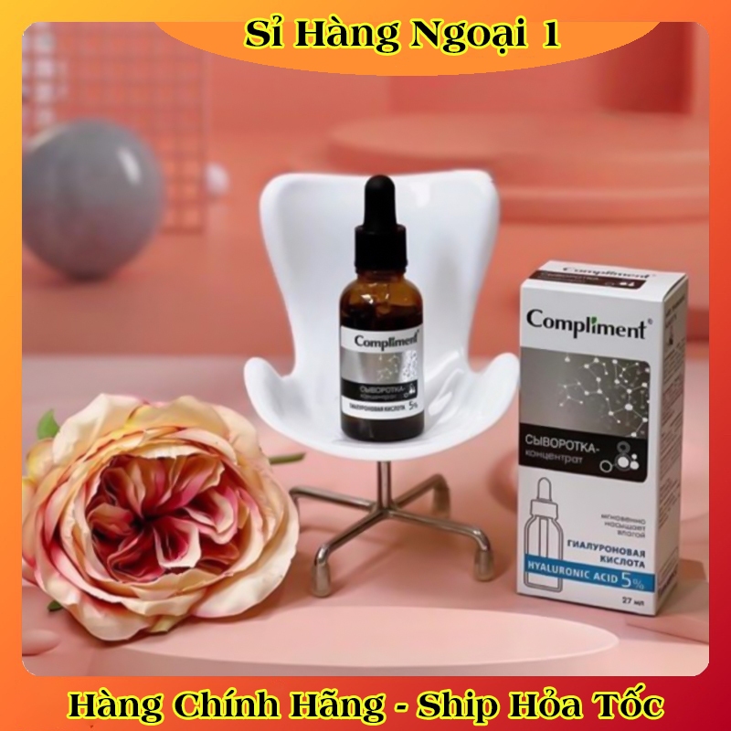 Serum Compliment 10% Niacinamide kiềm dầu, ngừa mụn, mờ thâm trên da 27ml của Nga