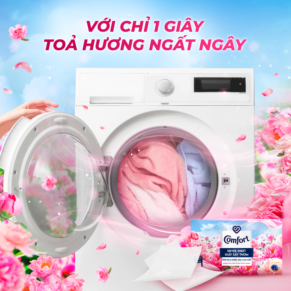 Áo - Giấy Thơm Quần Áo Downy Hatido Dùng Giặt Sấy Để Tủ Quần Áo Tránh Ẩmốc