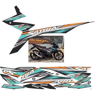 Tem rời satria siêu đẹp in DECAL 3 lớp ko bay màu