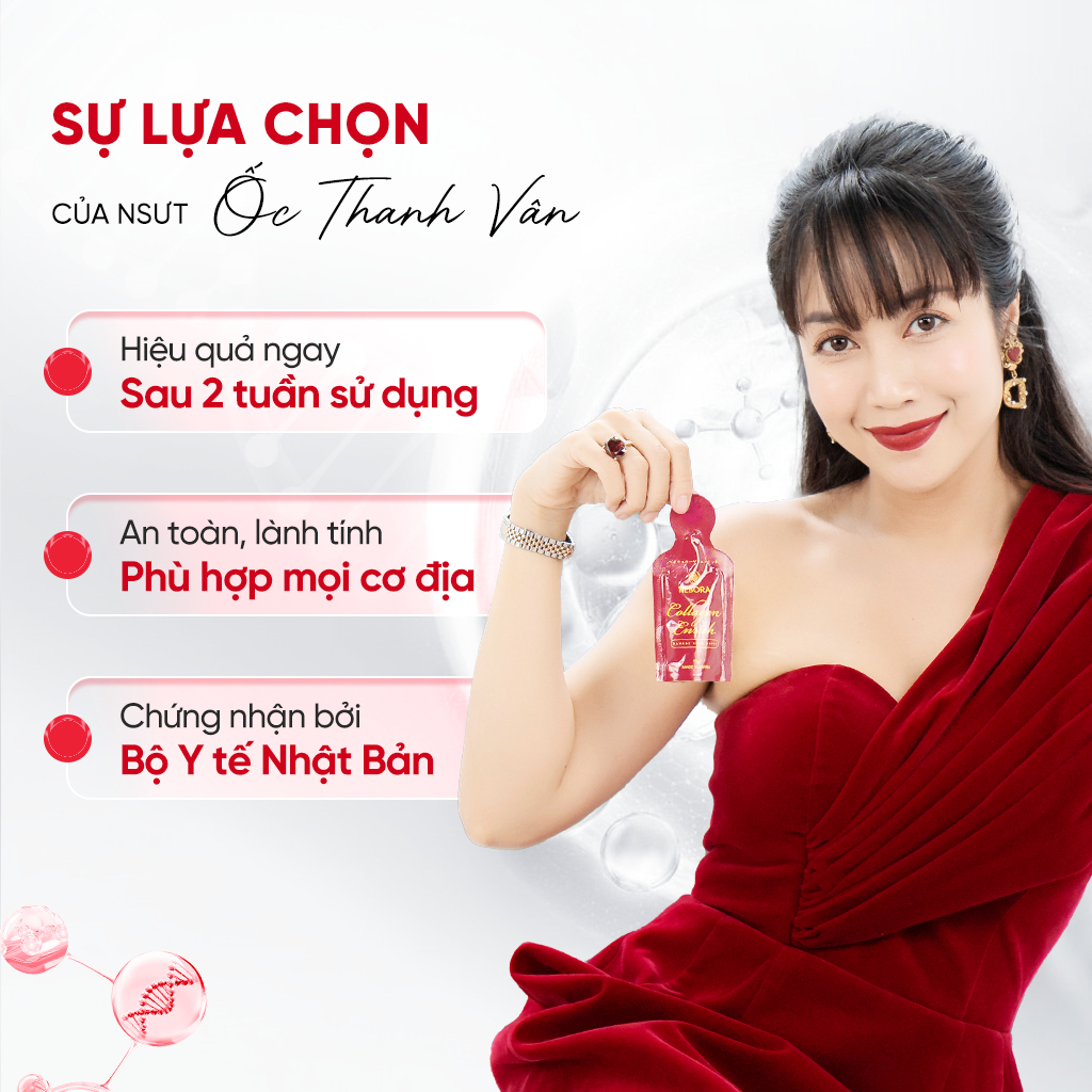 Ảnh Combo 3 Nước uống bổ sung Collagen Hebora Collagen Enrich Damask Rose Water - Hộp 28 túi 3