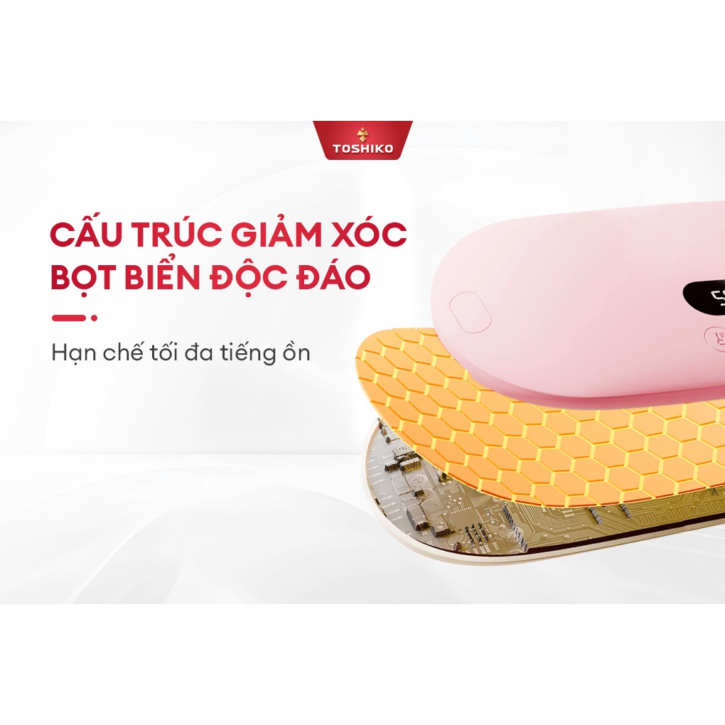 Ảnh Đai massage chườm nóng Toshiko V9 giúp xoa dịu các cơn đau bụng kinh, phù hợp với các chị em phụ nữ 4