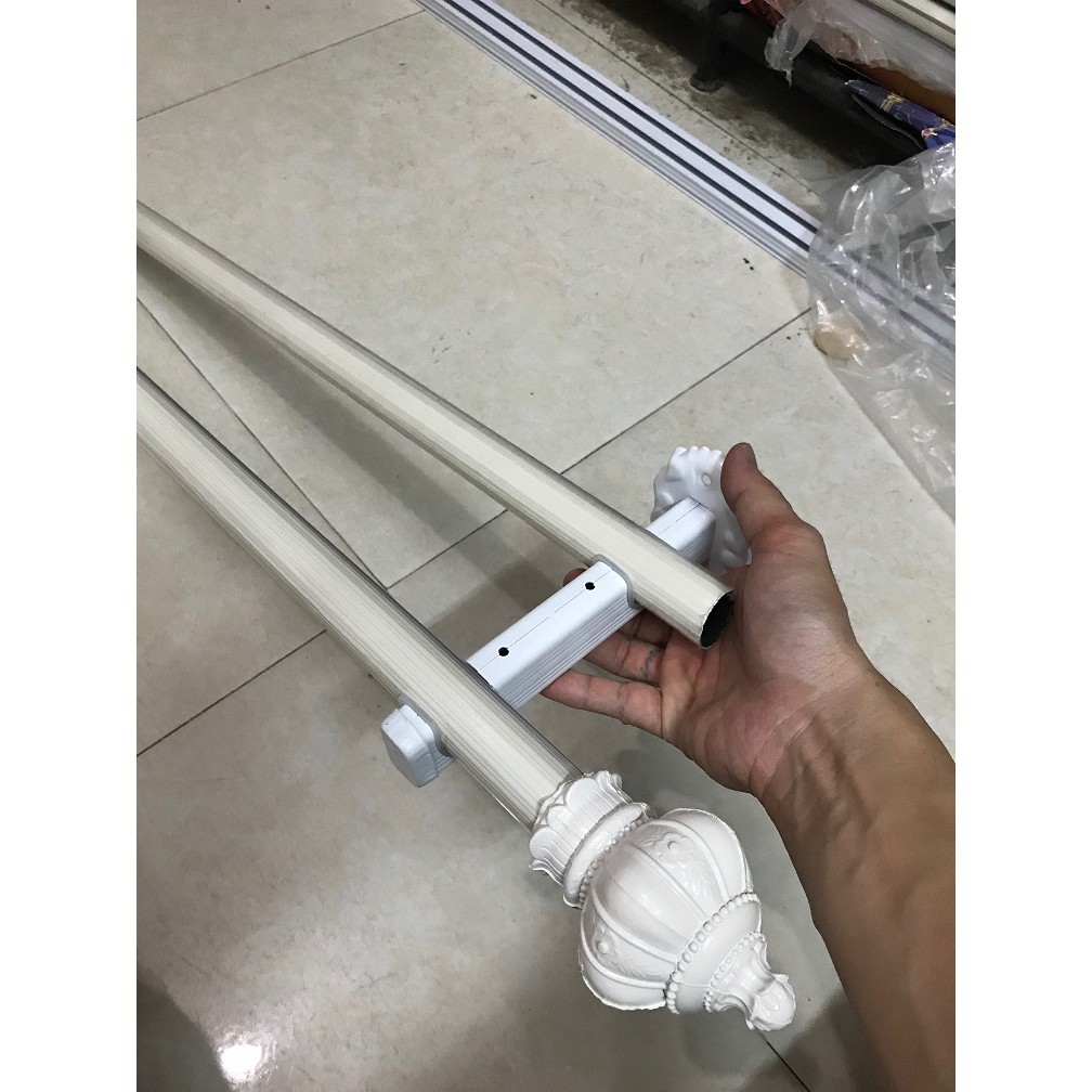 (Phụ kiện rèm) Trụ đôi treo thanh rèm 2 lớp | Shopee Việt Nam