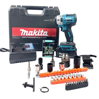 Máy Siết Bulong pin MAKITA 20V Hàng Cao Cấp Không Chổi Than, 3 Đèn Led Trợ Sáng, máy bắn ốc, máy vặn ốc, máy bắn bulong