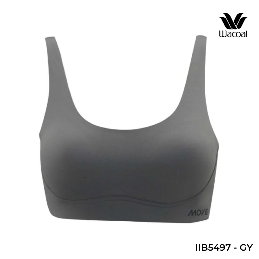 Áo lót thể thao nữ Wacoal IIB5497 không viền, dây vai điều chỉnh bra tập gym, yoga - IIB5497