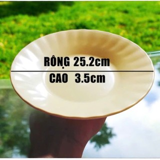 Đĩa nhựa sâu lòng nhiều màu - đĩa nhựa quán nhậu - đĩa nhựa có đủ size - Trường An VN