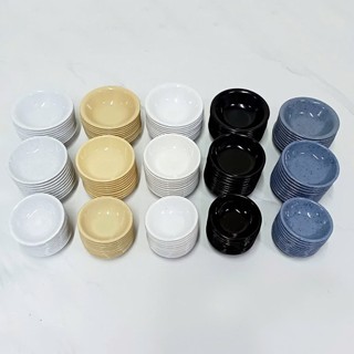 COMBO 10 CHÉN CHẤM MÀU ĐÁ XÁM – NHỰA MELAMINE CỨNG CÁP – TRƯỜNG AN VN