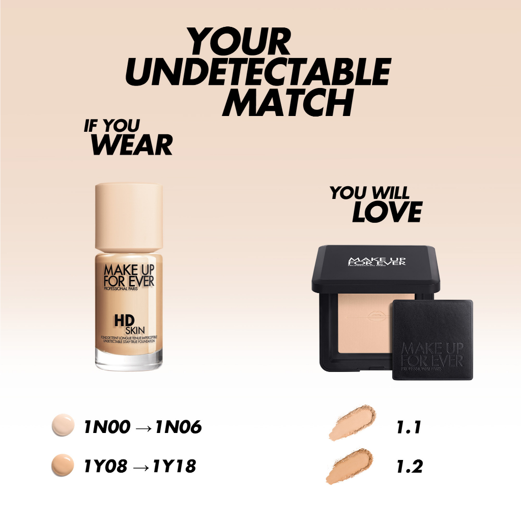 Ảnh MỚI - Phấn Phủ Dạng Nén Hoàn Thiện HD SKIN PERFECTING PRESSED POWDER 10g - MAKE UP FOR EVER 4