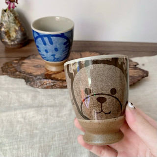 [Ảnh Thật] Cốc/Ly Trà Cute Hoạ Tiết Động Vật - Gốm Nhật 2hand