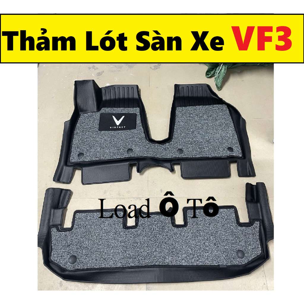 Thảm Lót Sàn Nhựa 5D Kèm Rối Xe Vinfast VF3 2026-2024 Form Mới Nhựa ...