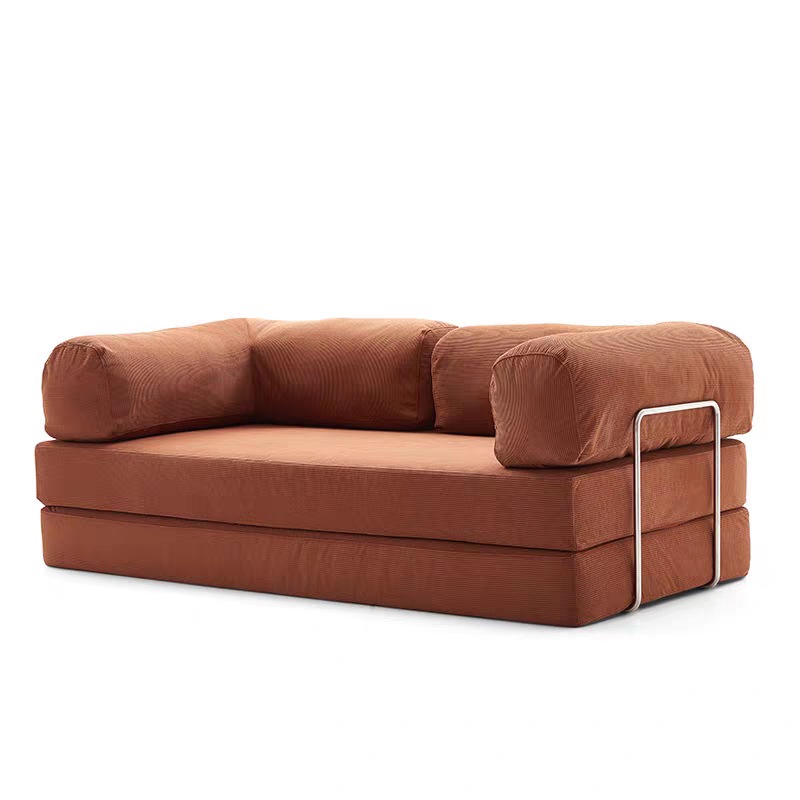 sofa giường Teddy NHU Y DECOR chất liệu nhung tăm hoặc nhung gân đa dạng kích thước vừa làm giường vừa làm ghế tiện lợi