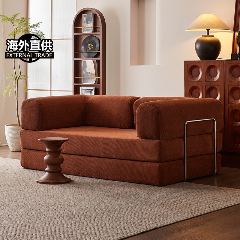 sofa giường Teddy NHU Y DECOR chất liệu nhung tăm hoặc nhung gân đa dạng kích thước vừa làm giường vừa làm ghế tiện lợi