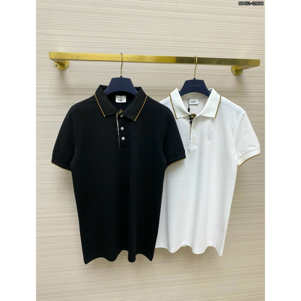 ÁO polo nam cổ tròn họa tiết tay ngắn phong cách trẻ trung chuẩn from