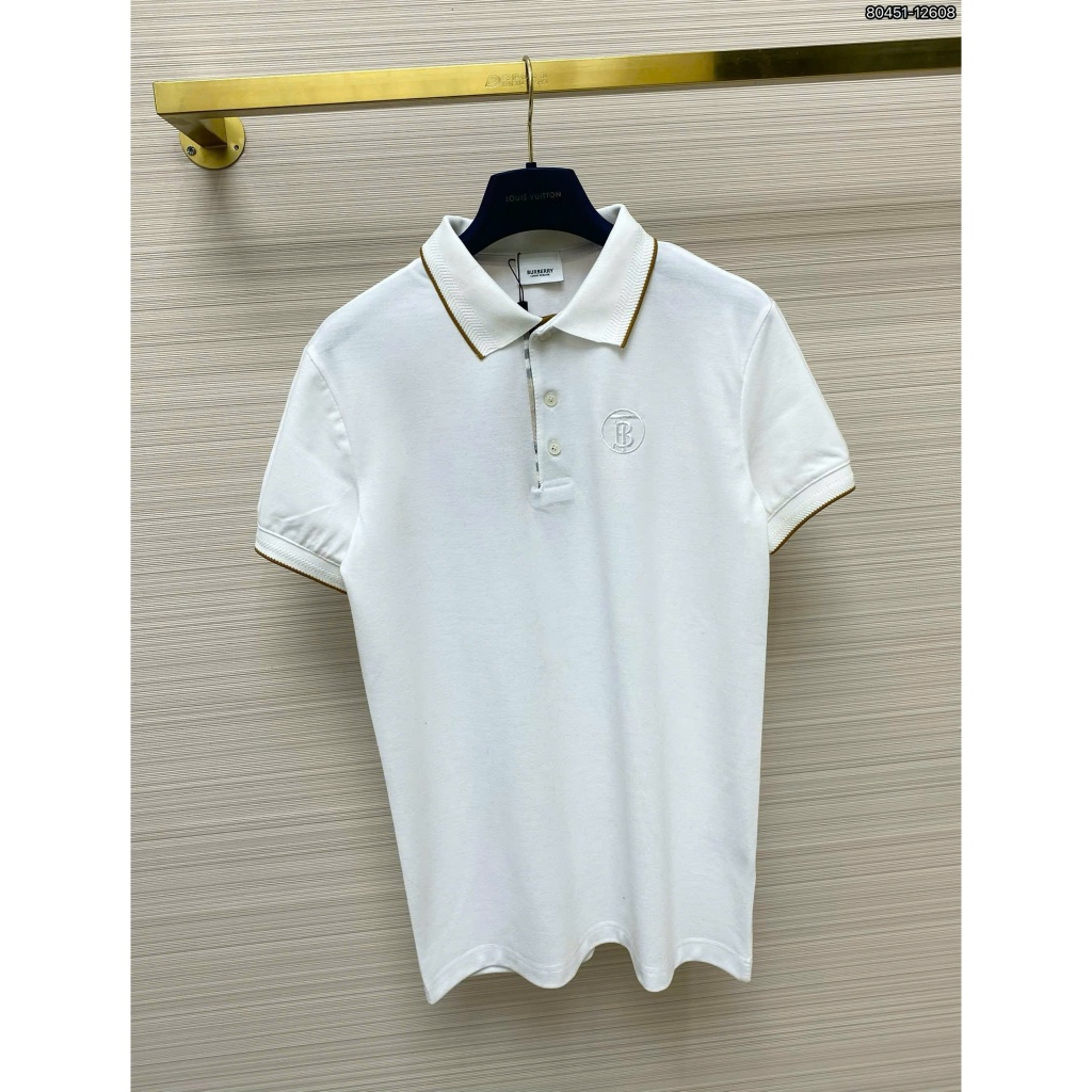 ÁO polo nam cổ tròn họa tiết tay ngắn phong cách trẻ trung chuẩn from