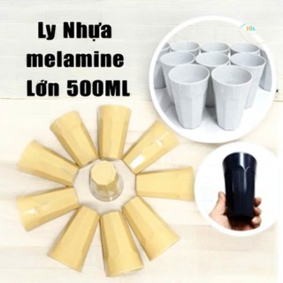 COMBO 10 Ly Trà Đá Chất Liệu Melamine Size Lớn 500ml Kiểu Dáng Đẹp, Độ Bền Cao - Trường An VN