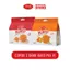 Combo 2 bịch bánh trứng tươi chà bông Karo Richy sợi thịt gà và phô mai hoàng kim 26g