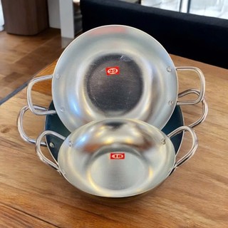 Combo 3 Chảo Nhôm Hai Quai 18-22-24 CM Sâu Lòng Hàng Rẻ Bền Đẹp, Xào Nấu Đủ Món - Trường An VN