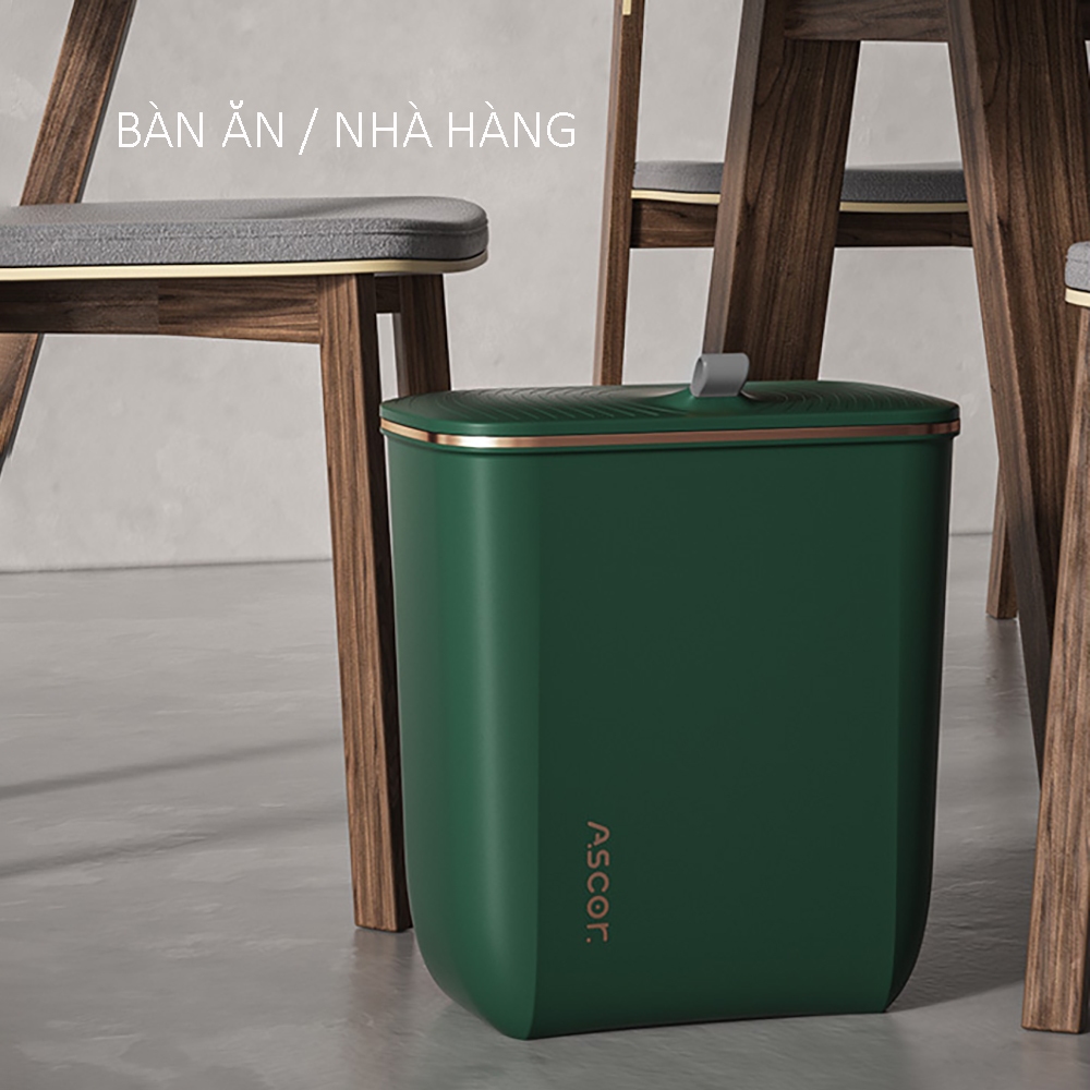 Thùng Đựng Rác Treo Tủ - Thùng Đựng Rác Nhựa ABS Cao Cấp Có Nắp Đậy Nhỏ Gọn - Tiện Lợi - An Toàn