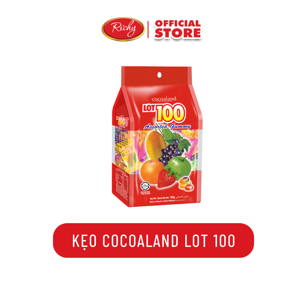 [MUA 1 TẶNG 1] Kẹo LOT 100 Cocoaland vị xoài túi 1kg