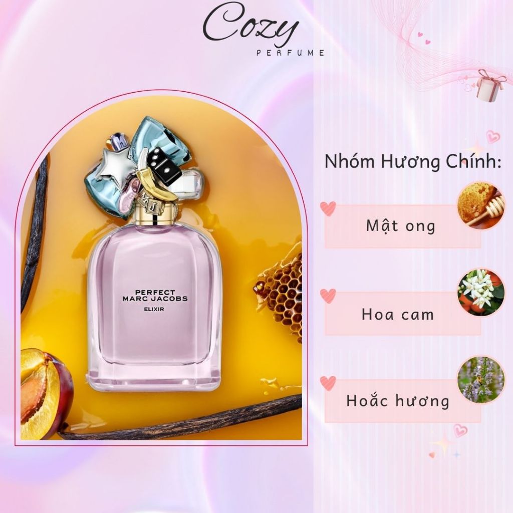 Nước hoa nữ Marc Jacobs Perfect Elixir Chiết 5ml/10ml Hương thơm Ấm áp, Sang trọng - Cozy Perfume
