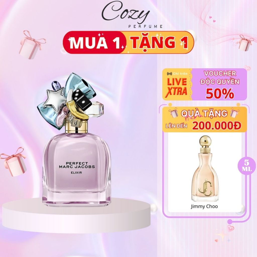 Nước hoa nữ Marc Jacobs Perfect Elixir Chiết 5ml/10ml Hương thơm Ấm áp, Sang trọng - Cozy Perfume