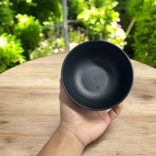 Combo 10 Chén Nhựa Melamine Màu Đen Nhám – Sang Trọng, Bền Đẹp – Trường An VN