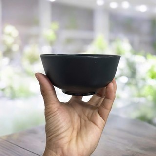 Combo 10 Chén Nhựa Melamine Màu Đen Nhám – Sang Trọng, Bền Đẹp – Trường An VN